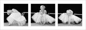 Pyramid Marilyn Monroe Ballerina Triptych Kunstdruck 33x95cm | Yourdecoration.de