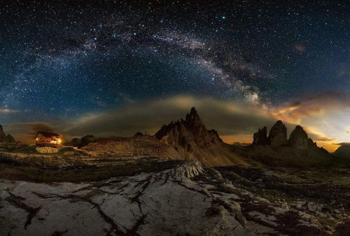 Wizard+Genius Galaxy Dolomites Vlies Fototapete 384x260cm 8 bahnen | Yourdecoration.de