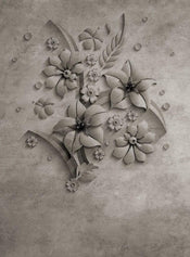 Wizard+Genius Stone Flowers Vlies Fototapete 192x260cm 4 bahnen | Yourdecoration.de