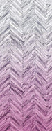 Komar Herringbone Pink Vlies Fototapete 100x250cm 1 bahn | Yourdecoration.de