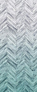 Komar Herringbone Mint Vlies Fototapete 100x250cm 1 bahn | Yourdecoration.de