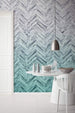 Komar Herringbone Mint Vlies Fototapete 400x250cm 4 bahnen Sfeer | Yourdecoration.de