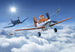 Komar Planes Above the Clouds Fototapete 368x254cm | Yourdecoration.de