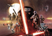 Komar Star Wars EP7 Collage Fototapete 368x254cm | Yourdecoration.de