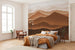 Komar Macchiato Mountains Vlies Fototapete 300x250cm 6 bahnen interieur | Yourdecoration.at