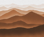 Komar Macchiato Mountains Vlies Fototapete 300x250cm 6 bahnen | Yourdecoration.at