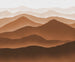 Komar Macchiato Mountains Vlies Fototapete 300x250cm 6 bahnen | Yourdecoration.at