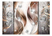 Fototapete - Brown and Diamonds - Vliestapete