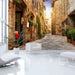 Fototapete - Colourful Street in Tuscany - Vliestapete