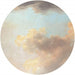 Komar Relic Clouds Vlies Fototapete 125x125cm Rund | Yourdecoration.de