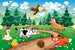 Dimex Animals and Forest Fototapete 375x250cm 5 Bahnen | Yourdecoration.de