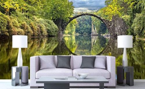 Dimex Arch Bridge Fototapete 375x250cm 5 Bahnen Sfeer | Yourdecoration.nl