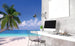 Dimex Beach Fototapete 225x250cm 3 Bahnen Sfeer | Yourdecoration.nl