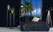 Dimex Beach Window View Fototapete 225x250cm 3 Bahnen Sfeer | Yourdecoration.nl