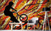 Dimex Bicycle Red Fototapete 375x250cm 5 Bahnen Sfeer | Yourdecoration.nl