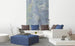 Dimex Blue Painting Abstract Fototapete 150x250cm 2 bahnen interieur | Yourdecoration.de