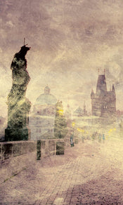 Dimex Charles Bridge Abstract I Fototapete 150x250cm 2 bahnen | Yourdecoration.de