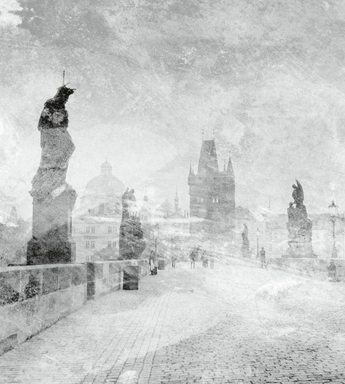 Dimex Charles Bridge Abstract II Fototapete 225x250cm 3 bahnen | Yourdecoration.de