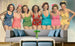 Dimex Charming Ladies Fototapete 375x250cm 5 Bahnen Sfeer | Yourdecoration.nl