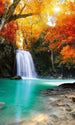 Dimex Deep Forest Waterfall Fototapete 150x250cm 2 Bahnen | Yourdecoration.de