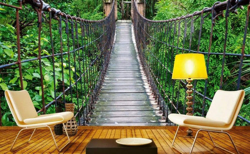 Dimex Footbridge Fototapete 375x250cm 5 Bahnen Sfeer | Yourdecoration.nl