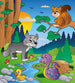 Dimex Forest Animals Fototapete 225x250cm 3 Bahnen | Yourdecoration.de