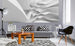 Dimex Futuristic Wave Fototapete 375x150cm 5 Bahnen Sfeer | Yourdecoration.nl