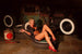 Dimex Girl in Garage Fototapete 375x250cm 5 Bahnen | Yourdecoration.de