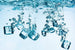 Dimex Ice Cubes Fototapete 375x250cm 5 Bahnen | Yourdecoration.de