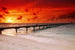 Dimex Jetty in Sunset Fototapete 375x250cm 5 Bahnen | Yourdecoration.de