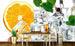 Dimex Lemon and Ice Fototapete 375x250cm 5 Bahnen Sfeer | Yourdecoration.nl