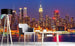 Dimex Manhattan at Night Fototapete 375x250cm 5 Bahnen Sfeer | Yourdecoration.de