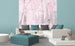 Dimex Pink Forest Abstract Fototapete 225x250cm 3 bahnen interieur | Yourdecoration.de