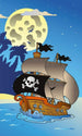 Dimex Pirate Ship Fototapete 150x250cm 2 Bahnen | Yourdecoration.de