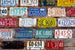 Dimex Plate Numbers Fototapete 375x250cm 5 Bahnen | Yourdecoration.de