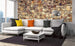 Dimex Rock Wall Fototapete 375x150cm 5 Bahnen Sfeer | Yourdecoration.de