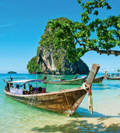 Dimex Thailand Boat Fototapete 225x250cm 3 Bahnen | Yourdecoration.de