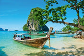 Dimex Thailand Boat Fototapete 375x250cm 5 Bahnen | Yourdecoration.de