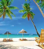 Dimex Tropical Beach Fototapete 225x250cm 3 Bahnen | Yourdecoration.de