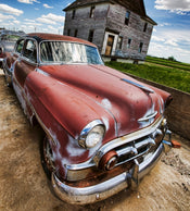 Dimex Veteran Car Fototapete 225x250cm 3 Bahnen | Yourdecoration.de