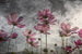 Dimex Violet Flower Abstract Fototapete 375x250cm 5 bahnen | Yourdecoration.de