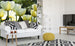 Dimex White Tulips Fototapete 225x250cm 3 Bahnen Interieur | Yourdecoration.de