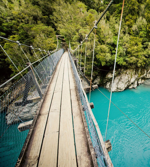 Dimex Wooden Bridge Fototapete 225x250cm 3 Bahnen | Yourdecoration.de