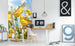 Dimex Yellow Flowers Fototapete 150x250cm 2 Bahnen Interieur | Yourdecoration.de