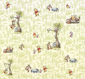 Komar Winnie Pooh Friends Vlies Fototapete 300x280cm 6 bahnen | Yourdecoration.de