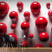 Fototapete - Red Balls - Vliestapete