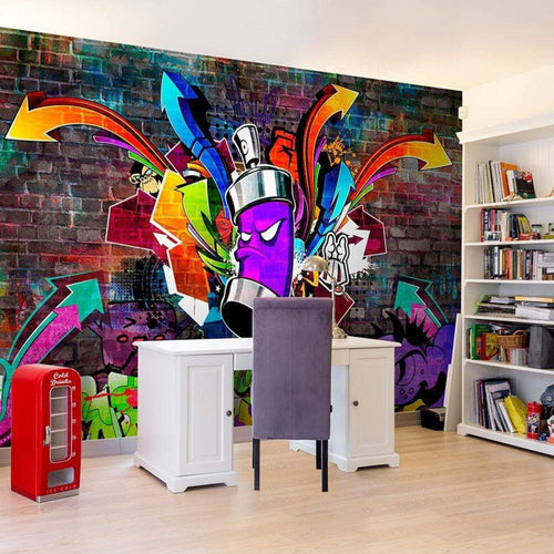 Artgeist Graffiti Colourful Attack Vlies Fototapete Interieur | Yourdecoration.de