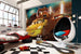 Komar Cars Dirt Track Vlies Fototapete 350x250cm 7 Bahnen Sfeer | Yourdecoration.nl