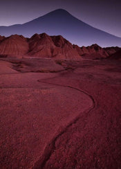 Komar Red Mountain Desert Vlies Fototapete 200x280cm 4 Bahnen | Yourdecoration.de