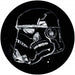 Komar Star Wars Ink Stormtrooper Zelfklevend Fototapete 125x125cm Rund | Yourdecoration.de